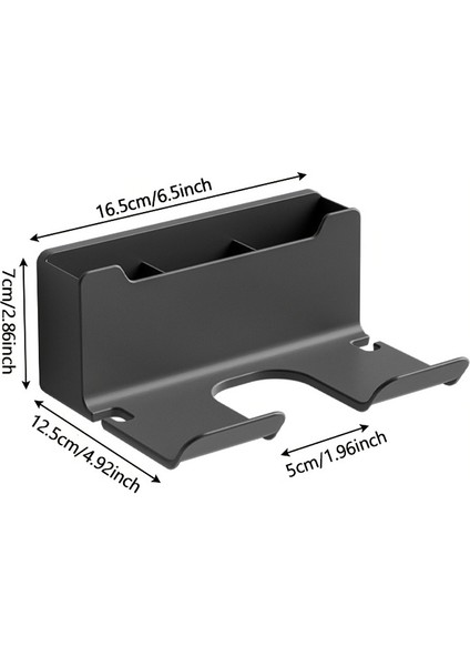 Beyaz Stil Saç Kurutma Makinesi Tutucu Duvara Monte, Banyo Için Kendinden Yapışkanlı Fön Makinesi Tutucu Raf, Fiş Kancalı Saç Aracı Organizatör Depolama (Yurt Dışından) fırsatları