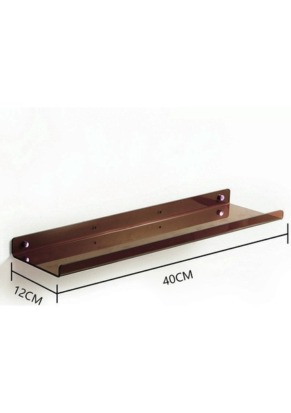 50X12CM Tarzı Yumruk Renkli Akrilik Depolama Rafı Duvara Monte Delikli Depolama Rafı Mutfak Banyo Yatak Odası Duvar Banyo Malzemeleri Ekran Standı (Yurt Dışından) fırsatları
