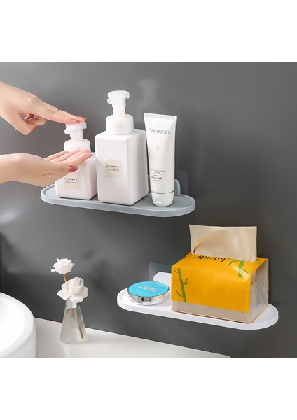 Haki Tarzı Banyo Rafı Tuvalet Rafı Ücretsiz Puampoo Duş Rafı Baharat Şişesi Braketi Mutfak ve Banyo Aksesuarları (Yurt Dışından) modelleri