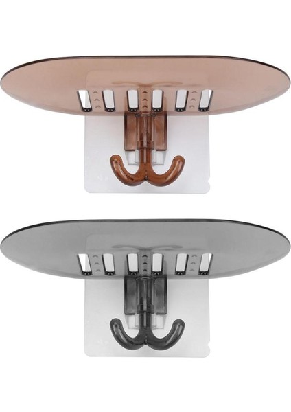 Gri Tarzı 1 Adet Banyo Sabunluk Tepsisi Duş Sabunu Kutusu Bulaşık Depolama Plaka Tutucu Kılıf Banyo Kutusu Raf Duvar Yemekleri Banyo Ürünü (Yurt Dışından) modelleri