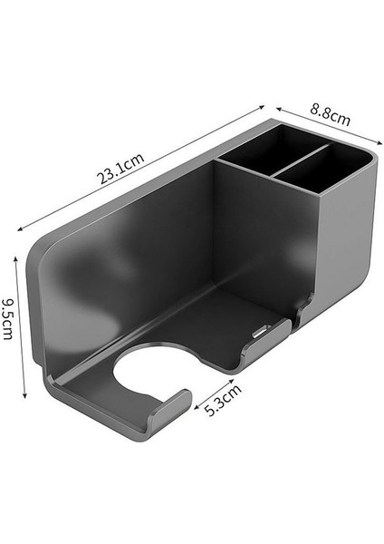 Beyaz Stil 22X9.5X8.8CM Saç Kurutma Makinesi Tutucu Banyo Depolama Tutucu Duvara Monte Raf Punch-Ücretsiz Tuvalet Raf Banyo Aksesuarları Saç Fırçası Depolama Braketi (Yurt Dışından) modelleri