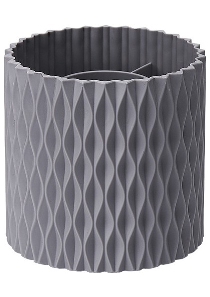 Gri Tarzı Döndür Makyaj Fırçası Saklama Kutusu Masa Üstü Organiser Tuvalet Masası Banyo Depolama Kaş Kalemi Ruj Organizatör Tutucu (Yurt Dışından)