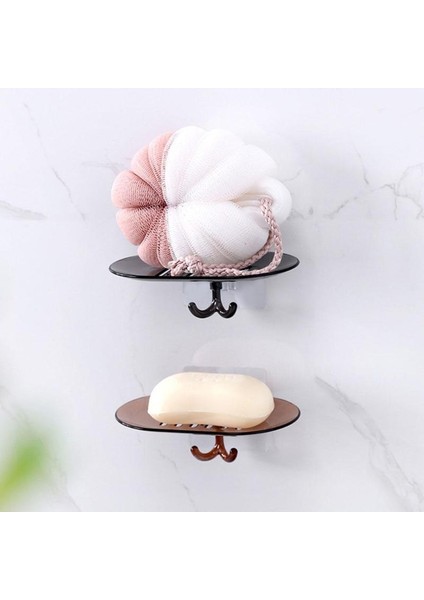 Gri Tarzı 1 Adet Banyo Sabunluk Tepsisi Duş Sabunu Kutusu Bulaşık Depolama Plaka Tutucu Kılıf Banyo Kutusu Raf Duvar Yemekleri Banyo Ürünü (Yurt Dışından) indirimleri