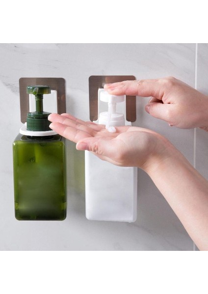 6 Adet Tarzı Kendinden Yapışkanlı Kanca Punch-Ücretsiz Duvar Asılı Şampuan Duş Jeli Raf Banyo El Sabunu Depolama Rafı Banyo Vantuz Askısı (Yurt Dışından) indirimleri