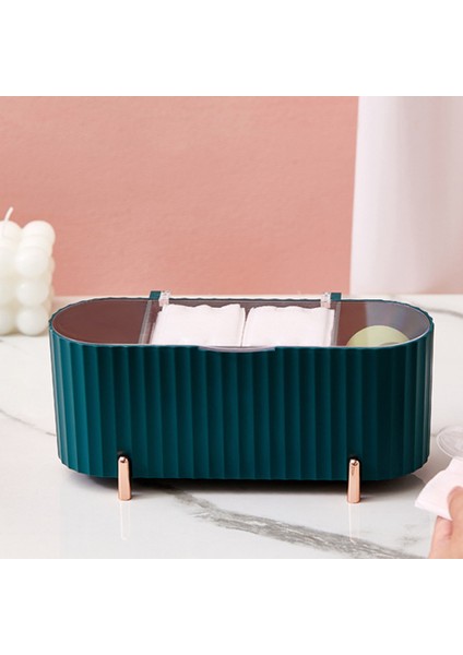 Beyaz Stil Plastik Pamuklu Çubukla Saklama Kutusu Toz Geçirmez Kapaklı Şeker Kavanoz Saklama Kutusu 3 Bağımsız Bölmeli Banyo Için Kolay Temizlenebilir (Yurt Dışından) fırsatları