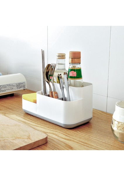 Gri Tarzı Plastik Makyaj Organizatör Banyo Saklama Kutusu Kozmetik Organizatör Ofis Masaüstü Makyaj Takı Saklama Kutusu Çeşitli Eşyalar Konteyner (Yurt Dışından) modelleri