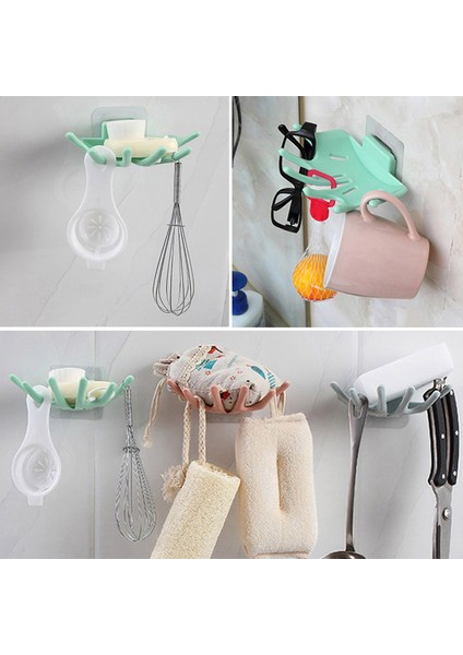 Yeşil Stil Banyo Duş Sabun Kutusu Emme Asılı Tutucu Kanca Sabun Plaka Tepsi Bulaşık Damlalıklı Raf Banyo Mutfak Düzenleyici (Yurt Dışından) fırsatları