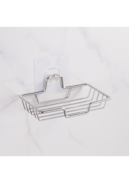 Bir Stil Duvara Monte Sabunluk Kutusu Banyo Duş Sabunu Tutucu Sünger Depolama Plaka Tepsisi Banyo Malzemeleri Banyo Gadge (Yurt Dışından)