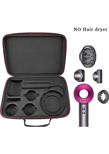 D Tarzı Sürgülü Duvara Monte Kurutma Makinesi Saç Bigudi Depolama Rafı Uygun Dyson Airwrap Gerekli Banyo Rafı Saç Bakımı Alet Saklama Kutusu (Yurt Dışından)