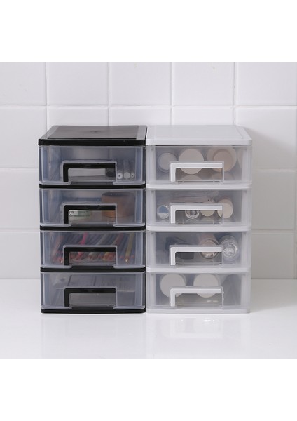 Bronz Tarzı Ev Çekmece Organizatörleri Toz Geçirmez Masa Kırtasiye Malzemesi Saklama Kutusu Kadın Makyaj Organizatör Mutfak Banyo Aksesuarları (Yurt Dışından) fırsatları