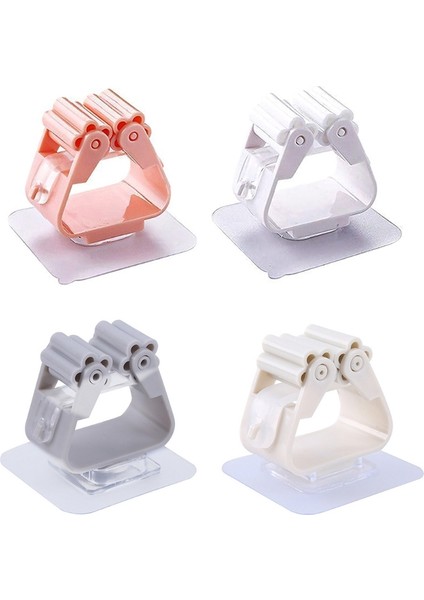 Gy Tarzı Duvara Monte Paspas Klip Fırçalı Süpürge Tutucu Organizatör Raf Dikişsiz Kanca Mutfak Banyo Depolama Tutucu (Yurt Dışından) fırsatları