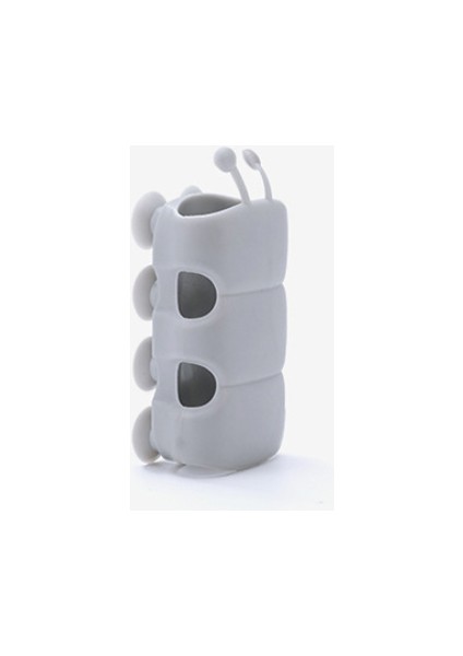 Gri Tarzı Caterpillar Duş Vantuzu Braketi Ücretsiz Delikli Sabit Banyo Yağmurlama Ağı Kırmızı Duş Vantuzu (Yurt Dışından)