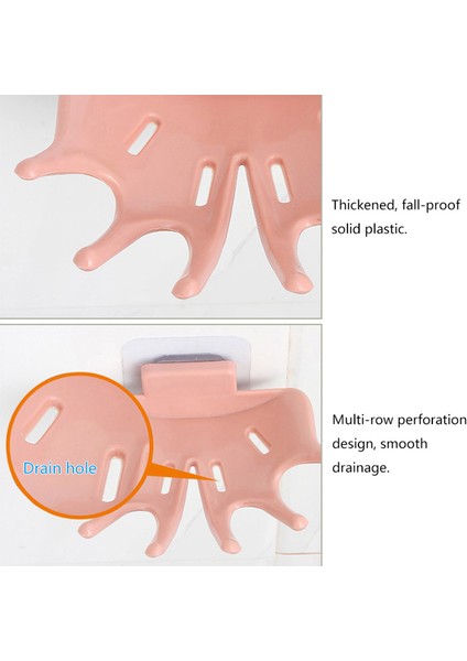 Yeşil Stil Banyo Duş Sabun Kutusu Emme Asılı Tutucu Kanca Sabun Plaka Tepsi Bulaşık Damlalıklı Raf Banyo Mutfak Düzenleyici (Yurt Dışından) indirimleri