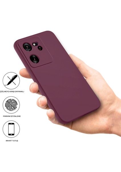 Xiaomi 13T Pro Kılıf Kamera Korumalı Içi Kadife Lansman Silikon kapak fiyatları