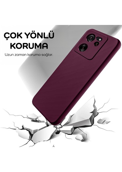 Xiaomi 13T Pro Kılıf Kamera Korumalı Içi Kadife Lansman Silikon kapak indirimleri