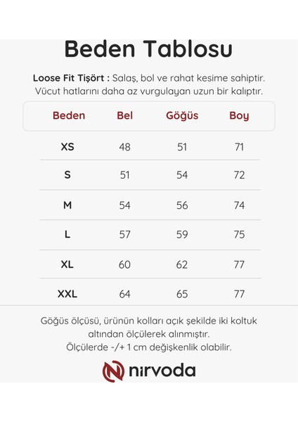 Astronot Ayı Baskılı Loose Fit Bisiklet Yaka Unisex Tişört