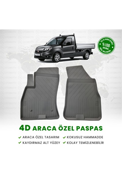 Fa Otomotiv Fiat Pratico 4d Havuzlu Paspas (Ön 2 Parça) 2012 – 2023 Model