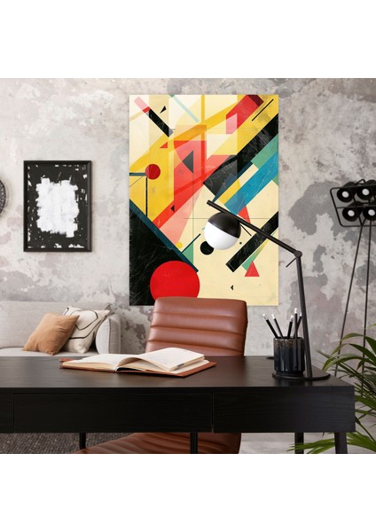 Süprematizm Ev & Duvar Dekorasyonu Modern Sanat Cam Sanatı 30 x 45 cm fiyatları