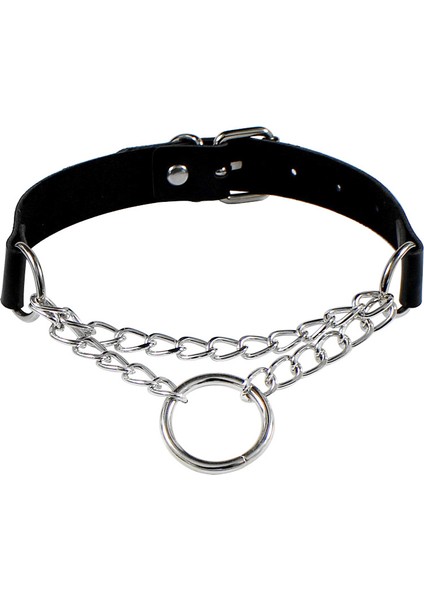 No.6 Boyutu Yeni Gotik Punk Deri Gerdanlık Kolye Kadın Gençler Kızlar Için Perçin Kalp Çapraz Yaka Kolye Kaya Moda Takı Hediyeler (Yurt Dışından)