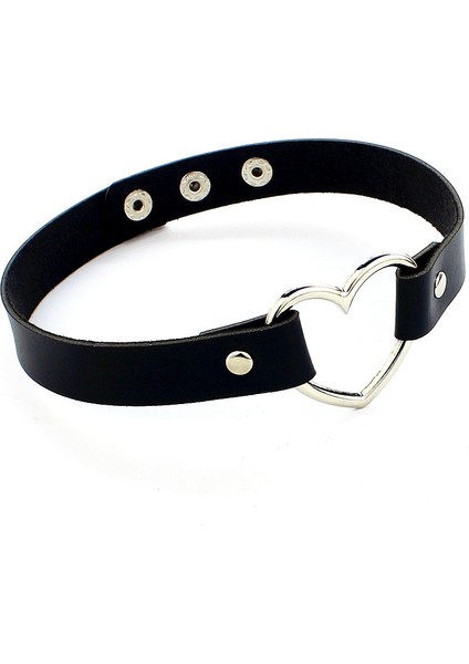 No.6 Boyutu Yeni Gotik Punk Deri Gerdanlık Kolye Kadın Gençler Kızlar Için Perçin Kalp Çapraz Yaka Kolye Kaya Moda Takı Hediyeler (Yurt Dışından) fiyatları