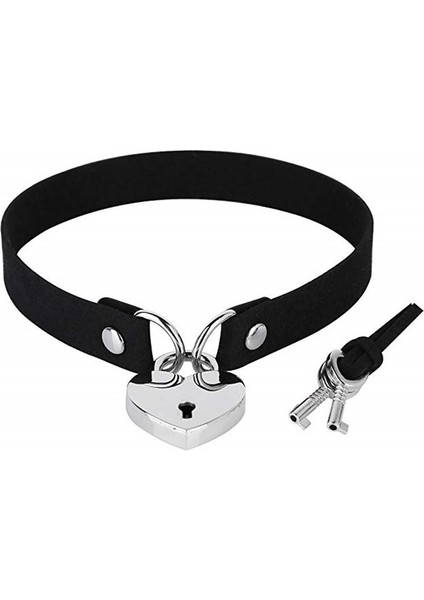 No.6 Boyutu Yeni Gotik Punk Deri Gerdanlık Kolye Kadın Gençler Kızlar Için Perçin Kalp Çapraz Yaka Kolye Kaya Moda Takı Hediyeler (Yurt Dışından) indirimleri