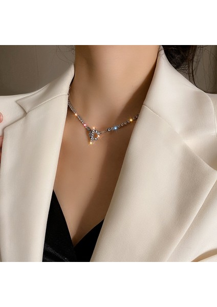 Ch-13 Moda Lüks Kolye Kadınlar Için Basit Bling Klavikula Zinciri Vintage Zarif Düğün Plaj Kişilik Takı Aksesuarları (Yurt Dışından) fırsatları