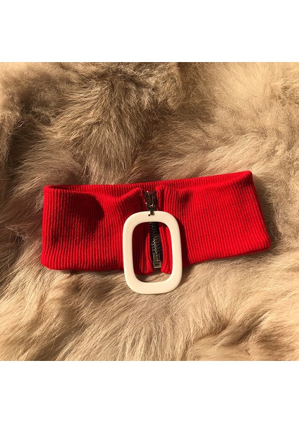 No.2 Boyutu Sonbahar ve Kış Boyun Zinciriavrupa ve Amerikan Moda Kısa Kolye Kolay Düğme Fermuarlı Pamuk Ipliği Streç Yakakadınlar (Yurt Dışından) indirimleri