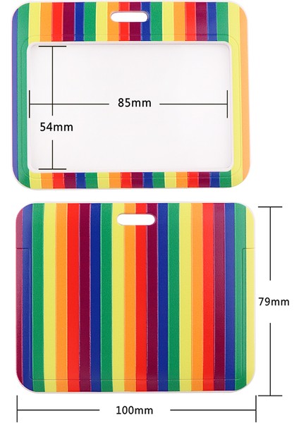 No.7 Boyutu MD138 Dmlsky Gökkuşağı Tarzı Kart Sahipleri Kılıf Telefon Anahtar Rozeti Kamera USB Tutucular Boyun Halat Eşcinsel Aşk Ipi Anahtarlık ile (Yurt Dışından)