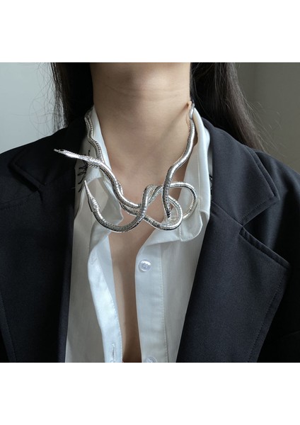 Çok Renkli Bilandi Trendy Takı Yılan Kolye Sıcak Satış Kişilik Tasarım Yumuşak Metal Kolye Kadınlar Için Hediye (Yurt Dışından) fırsatları