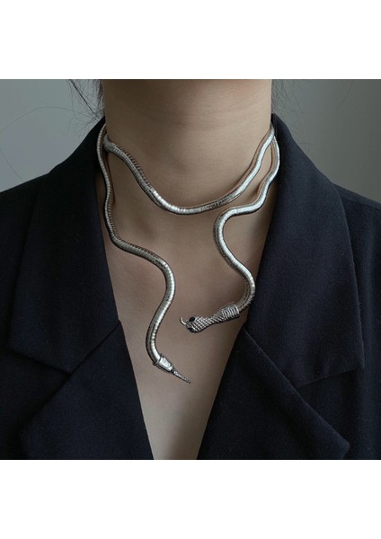 Çok Renkli Bilandi Trendy Takı Yılan Kolye Sıcak Satış Kişilik Tasarım Yumuşak Metal Kolye Kadınlar Için Hediye (Yurt Dışından) indirimleri