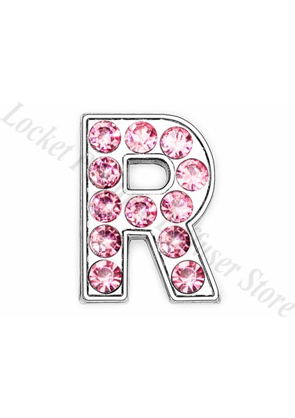 R 1 Adet A-Z 8mm Pembe Tam Taklidi Slayt Harfler Bilezik Yapımı Için Alfabe Dıy Bileklik Pet Yaka Anahtarlık Takı Kadın Hediye (Yurt Dışından) fiyatları