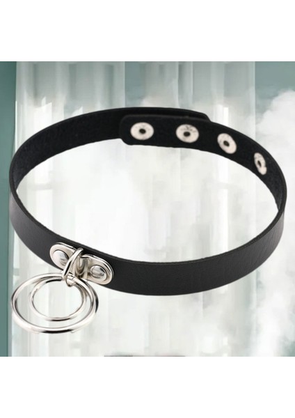 XQ-148 Koyu Goth Tarzı Abartılı Prenses Yaka Gotik Aksesuarlar Siyah Deri Dantel Gerdanlık Vintage Lolita Kolye Estetik Zincir (Yurt Dışından)
