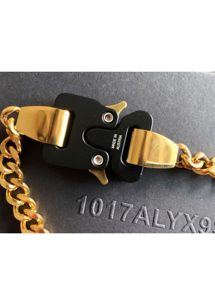 No.1 Boyutu 20FW Alyx Toka Kolye Erkek Kadın Alyx-9sm Logo Charm Kolye Hollow Ajur Harfler Paslanmaz Çelik Zincir Colorfast (Yurt Dışından) indirimleri