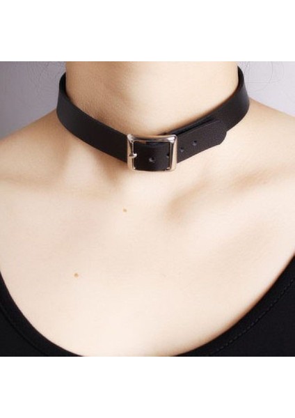 Mor Li Harajuku Kemer Yaka Gerdanlık Kolye Pu Deri Punk Gerdanlık Kadın El Yapımı Boyun Bilezik Yaz Takısı (Yurt Dışından) fırsatları