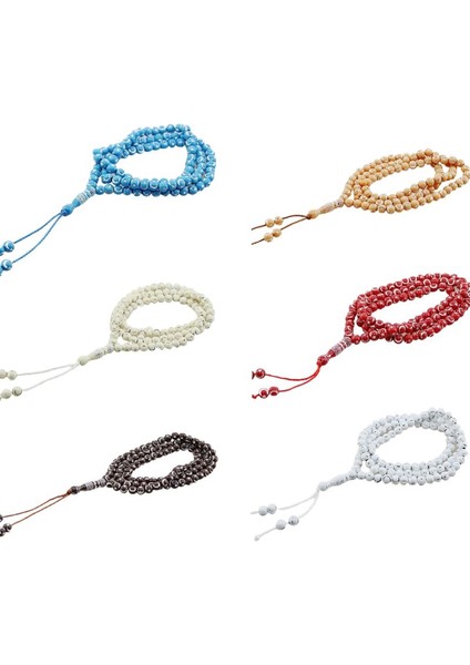 Kırmızı Islam Tespih Bilezikler Takı Dekorasyon Müslüman Orta Doğu Bilezikler Püskül Kolye 99 Tespihler Zinciri Unisex Için (Yurt Dışından) modelleri
