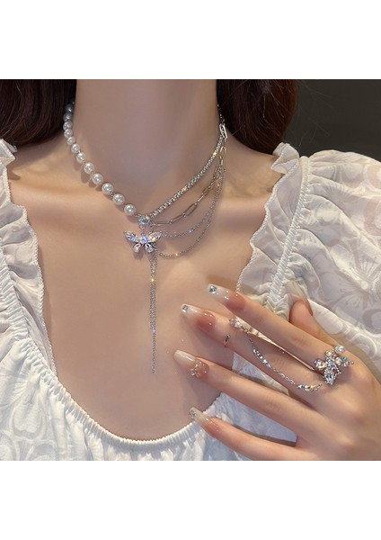 XL323 316L Paslanmaz Çelik Yeni Moda Lüks Takı Interweave Dokuma Takılar Yılan Zincir Gerdanlık Kolye ve Kolye Kadınlar Için (Yurt Dışından)