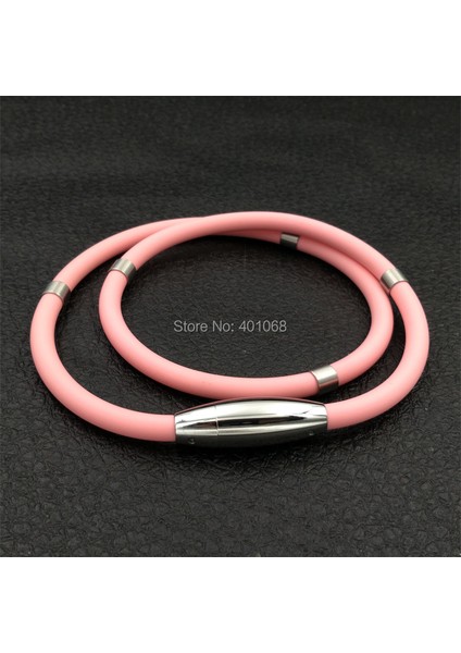 45CM Tarzı Siyah Yüksek Negatif Iyon Enerjisi Silikon Kolye, Germanyum Titanyum Sağlık Spor Kolye, Çok Renkli Manyetik Kolye (Yurt Dışından) indirimleri