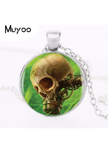 Siyah Stil No.3 Boyutu Biohazard Logo Kolye Kolye Charm Vintage Yuvarlak Siyah Zincir Kolye Kolye Kadın Takı Erkek Elbise Aksesuarları Hz1 (Yurt Dışından) fırsatları