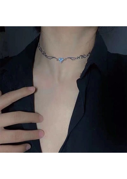 XL223 316L Paslanmaz Çelik Yeni Moda Lüks Takı Interweave Dokuma Takılar Yılan Zincir Gerdanlık Kolye ve Kolye Kadınlar Için (Yurt Dışından)