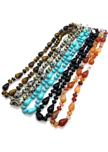 10X14MM Tarzı Sodalit Doğal Taş Kolye Kitap Damla Şeklinde Boncuklu Kaplan Gözü Taş Akik Lapis Lazuli Abaküs Boncuk Kolye Takı Bayanlar Hediyeler (Yurt Dışından) fiyatları