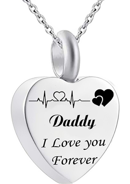 Kardeş Tarzı No.1 Boyutu Özel Urn Kolye Külleri Için Kalp Kolye Paslanmaz Çelik Hatıra Anıt Kolye Anne, Baba, Kalp Kremasyon Takı (Yurt Dışından) fırsatları