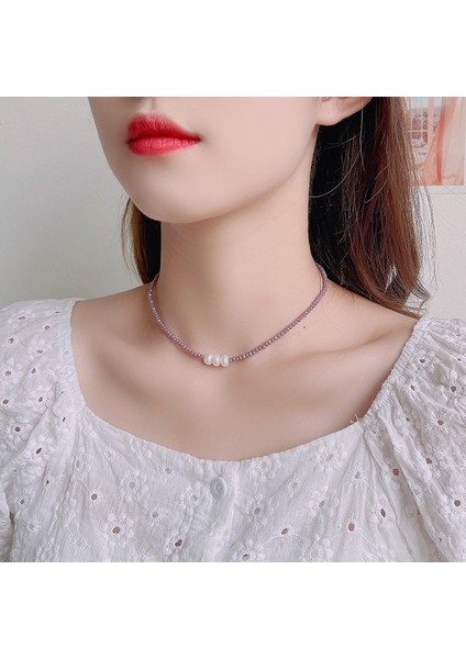 XL-1255 Düğün Nakış Dantel Kolye Kadın Moda Süper Peri Çiçek Klavikula Chaoker Kız Öğrenci Jk Etek Yaka Boyun Zinciri (Yurt Dışından) indirimleri