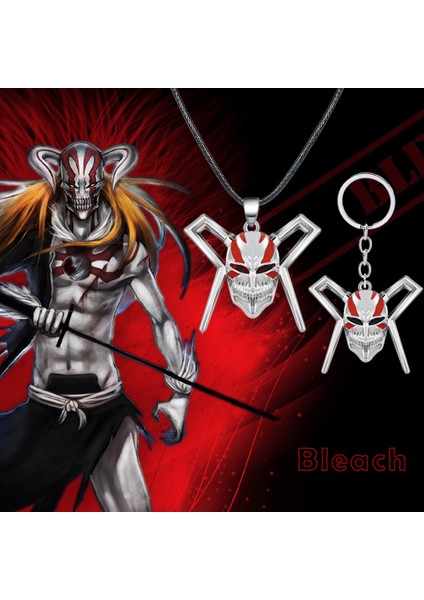 Kırmızı Anime Bleach Kolye Quincy Ishida Uryuu Cosplay Ginrei Gojiaku Muska Alaşım Gerdanlık Zincir Bilezikler Kolye Takı Aksesuarları (Yurt Dışından) modelleri