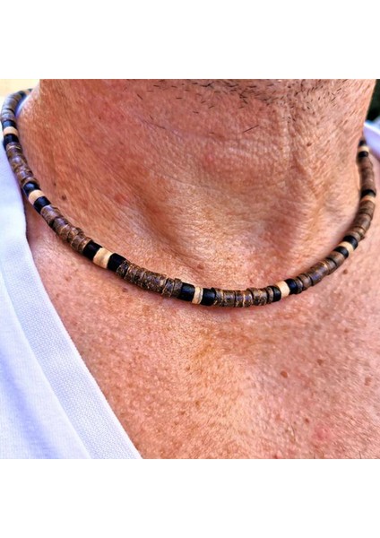 AS15 Erkek Boncuklu Kolye Kolye Afrika Kolye Sörfçü Kolye Erkek Kolye (Yurt Dışından) fiyatları