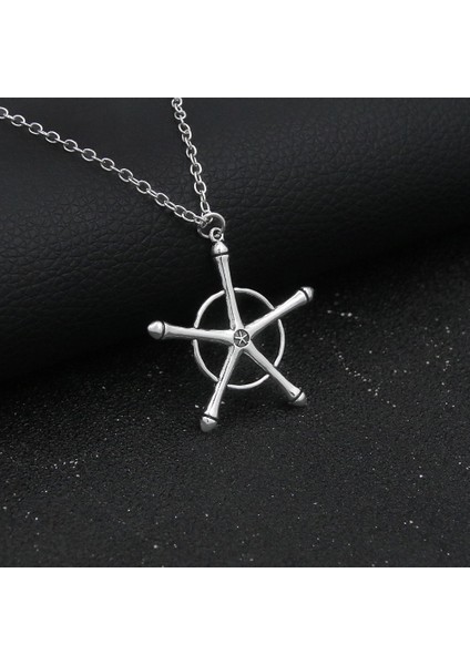 Altın Rengi Anime Bleach Kolye Quincy Ishida Uryuu Cosplay Ginrei Gojiaku Muska Alaşım Gerdanlık Zincir Bilezikler Kolye Takı Aksesuarları (Yurt Dışından) indirimleri