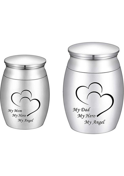 30X40MM Tarzı Anne Babam Benim Kahramanım Melek Kremasyon Hatıra Urns Insan Için Özel Paslanmaz Çelik Küller Mini Anıt Urn Cenaze Kavanozları Küller Için (Yurt Dışından) fiyatları