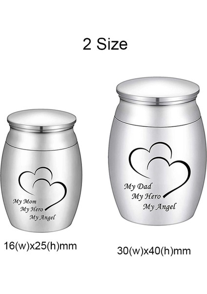 30X40MM Tarzı Anne Babam Benim Kahramanım Melek Kremasyon Hatıra Urns Insan Için Özel Paslanmaz Çelik Küller Mini Anıt Urn Cenaze Kavanozları Küller Için (Yurt Dışından) indirimleri
