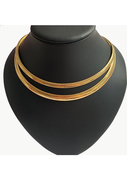 6MM45CM Tarzı Gümüş Kadın Gerdanlık Paslanmaz Çelik Kolye Takı Yaka Yeni Stil Altın Gümüş Renk Yılan Zincir Kız Hediyeler Için Usenset (Yurt Dışından) fiyatları