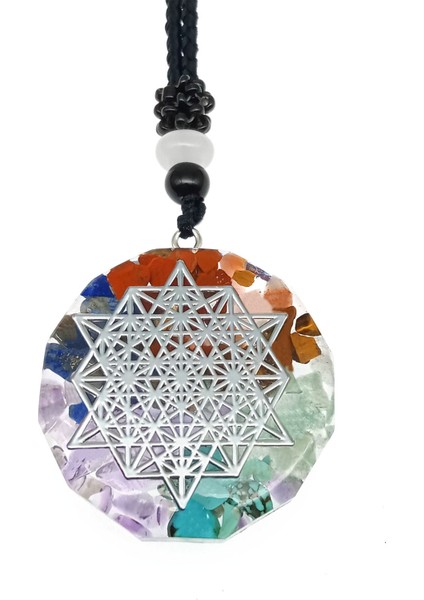 65CM Tarzı No.8 Boyutu Orgonit Geometrik Desen Çakralar Doğal Taş Kolye Halat Zincir Şifa Enerji Kolye Kadın Erkek Meditasyon Takı (Yurt Dışından)