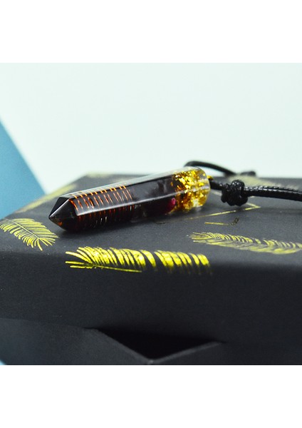 Kolye Doğal Garnet Orgon Kolyekristaller ve Taşlar Reiki Şifa Meditasyon Orgonit Nacklace Düşman Kadın Hediye Yoga Aksesuarları (Yurt Dışından) modelleri